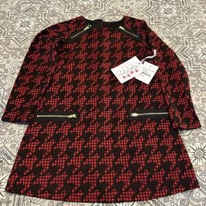 Pippa & Julie Red and Black Dress